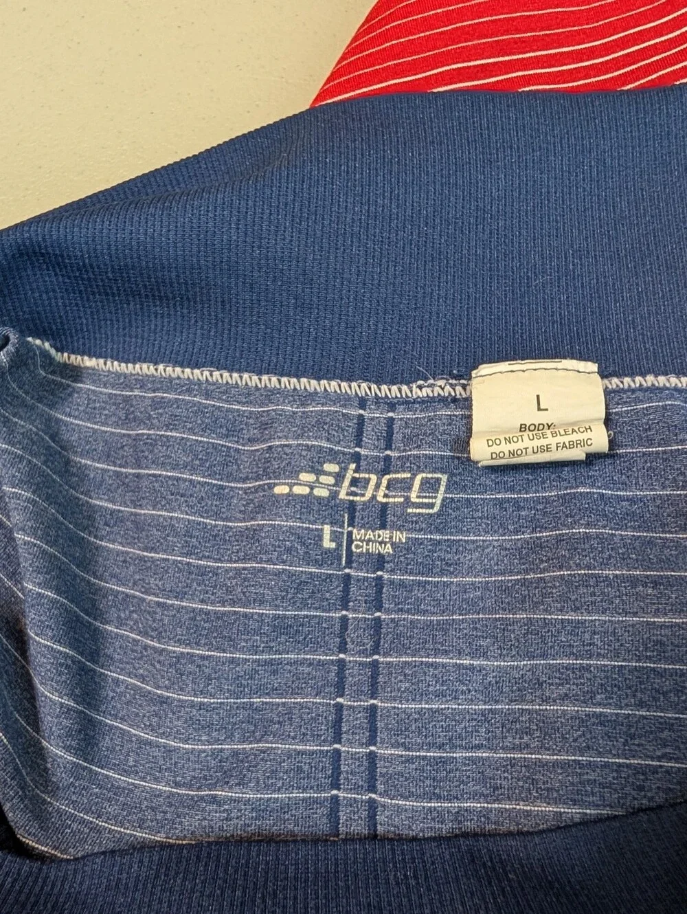 BCG patriotic leggings, size large - Picture 5 of 5